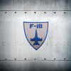 Parche F-18 Azul