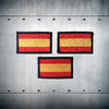 Pack 3 banderas de España bordadas termoadhesivas