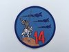 Embroidered patch ALA 14 emblema Quijote. Iron sticky back