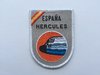 Embroidered patch Hercules Spain. Velcro back.