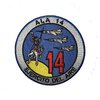 Embroidered Ala 14 iron back patch