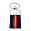 Keychain Spain metal with blue ribbon