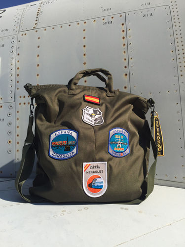 C-130 Hercules and A-400 31 St Wing pilot bag olive