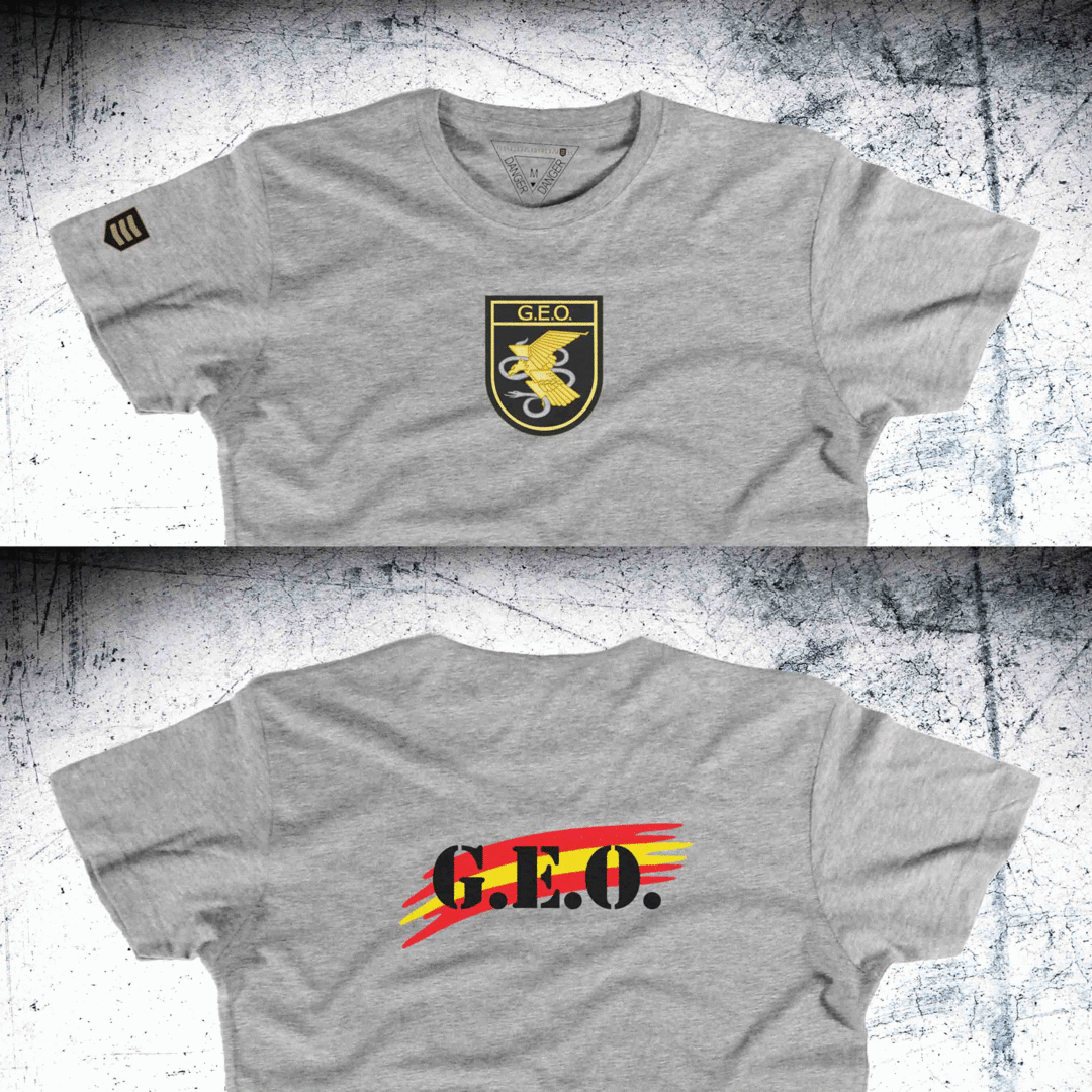 Camiseta GEO Fuerzas Especiales color gris vigore - Policía Nacional España