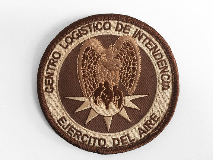 Parche bordado CLOIN árido de 9cm con velcro - Centro Logístico de Intendencia Ejército de Tierra camuflaje desértico