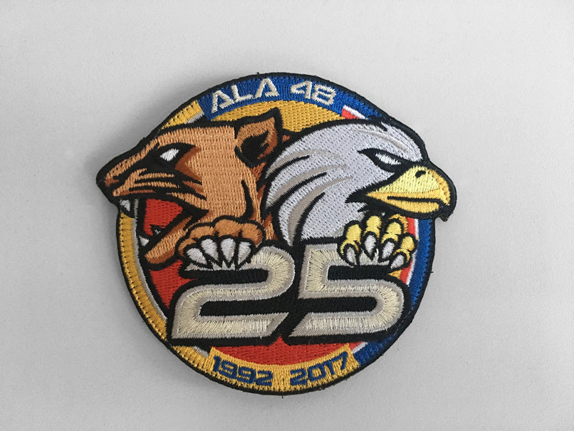 parche bordado Ala 48 25 aniversario Ejército del Aire español Base Aérea Cuatro Vientos helicópteros con velcro edición limitada conmemorativa