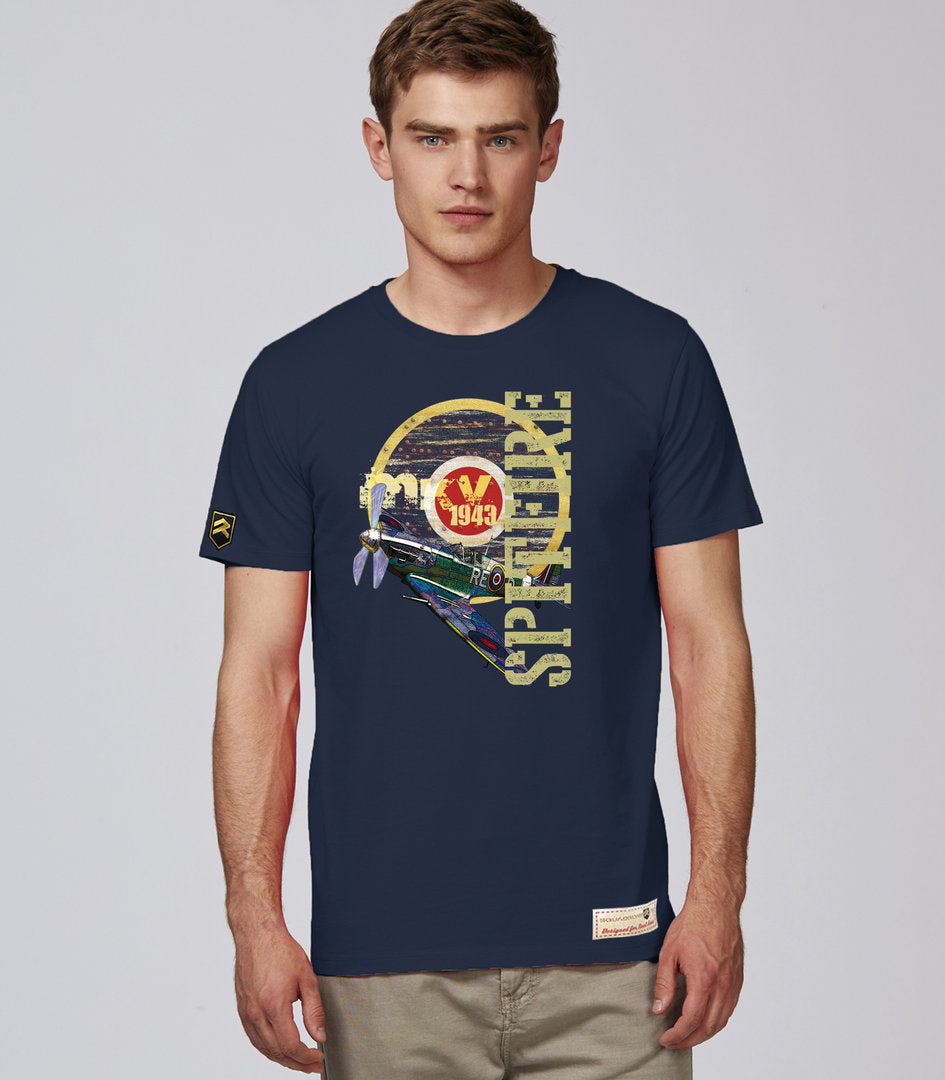 Camiseta militar WWII SPITFIRE MK5 RAF PREMIUM
