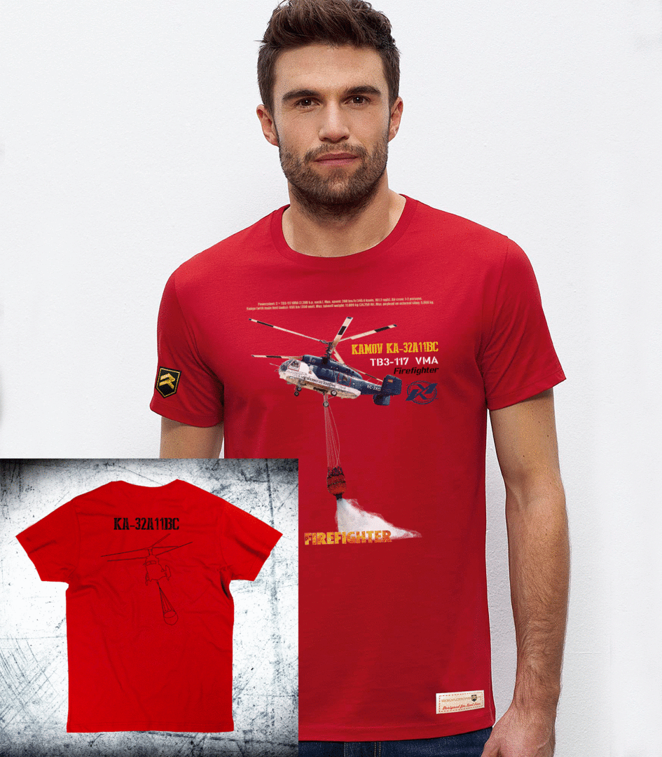 Camiseta Premium Kamov KA-32 Firefighter