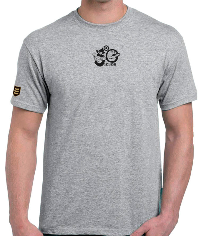 Camiseta 50 Aniversario 43 Grupo Corsarios color gris vigore - Aviación contra incendios Escuadrones