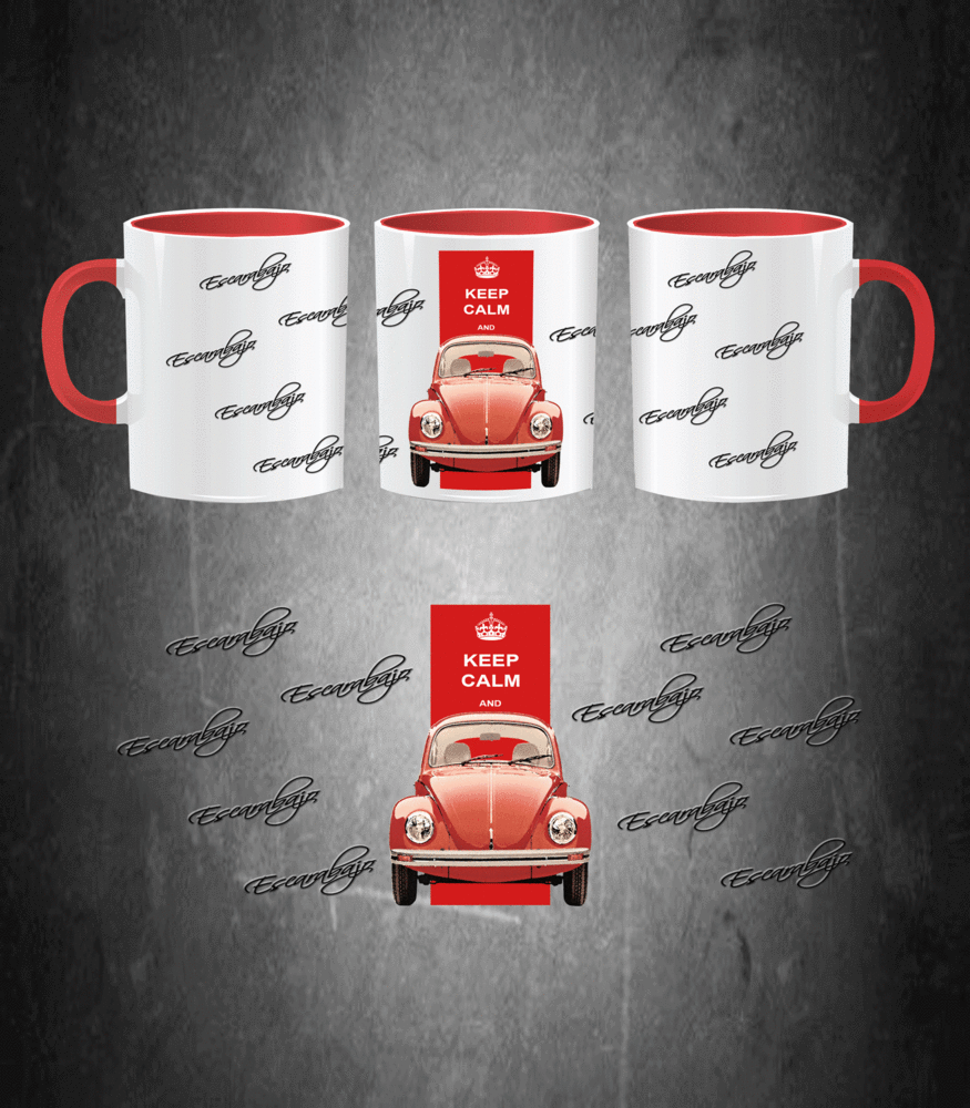 Taza Escarabajo Keep Calm