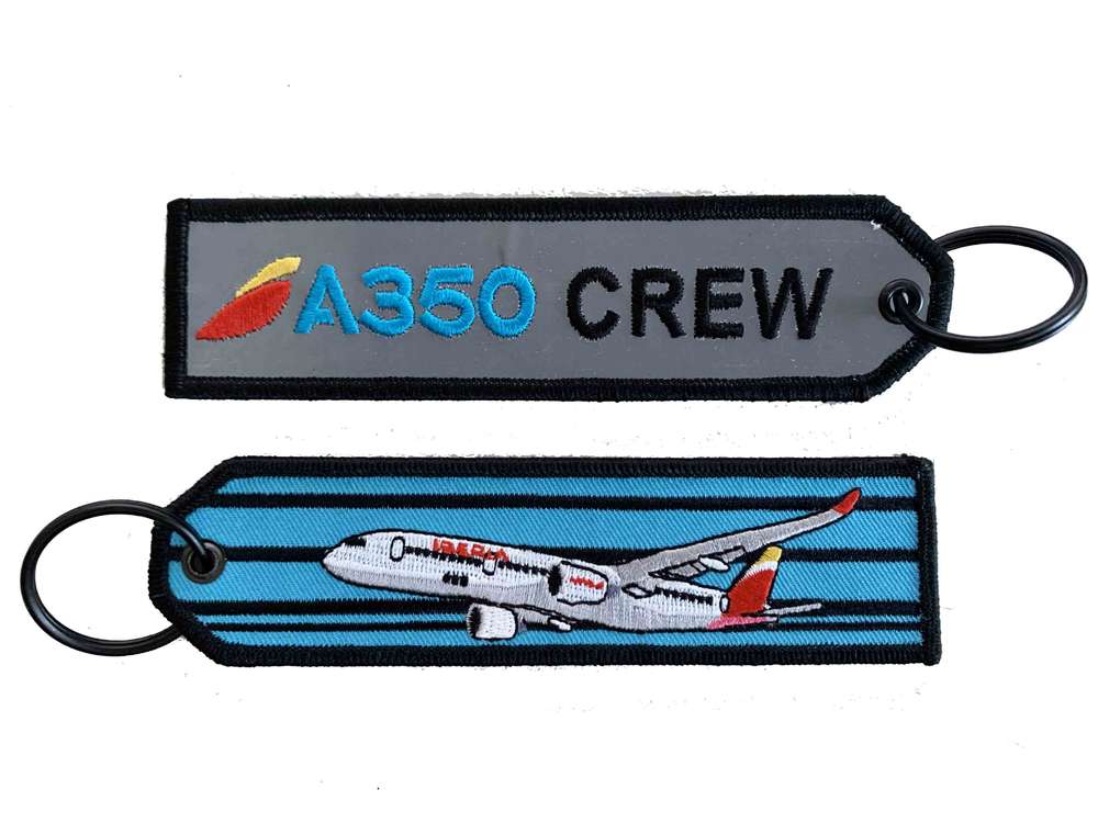 Llavero A-350 IBERIA diseño exclusivo Ismael Jordá aviación civil española