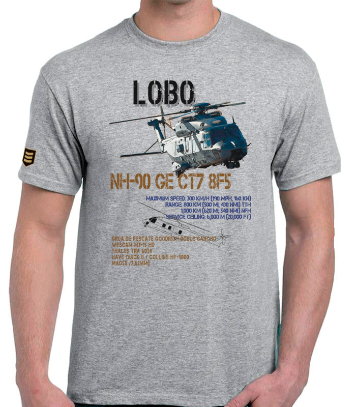 Camiseta militar Ordnance NH-90 Ala 48 803 Escuadrón SAR