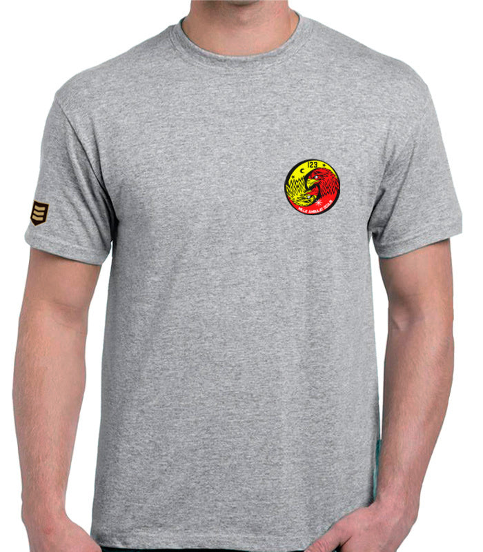 Camiseta militar Phantom II RF-4C 123 Escuadrón Heritage