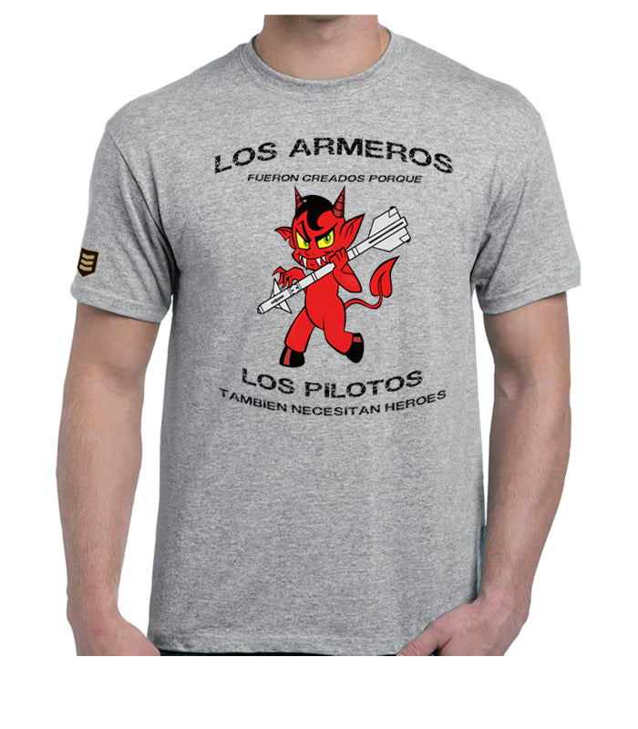 Camiseta Armeros color Gris Vigore - Tallas adulto y niño disponibles