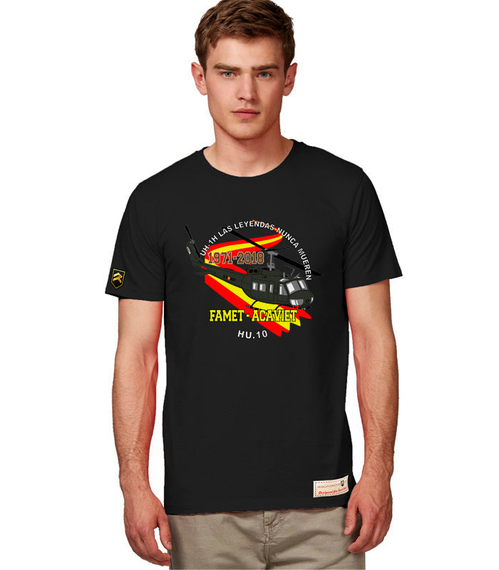 Camiseta militar despedida Huey