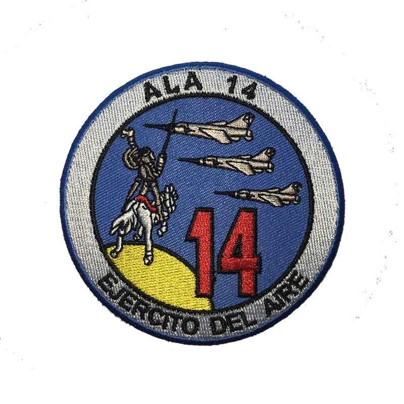 Parche bordado Ala 14 termoadhesivo de 8cm - Eurofighter Typhoon Base Aérea Albacete Ejército del Aire