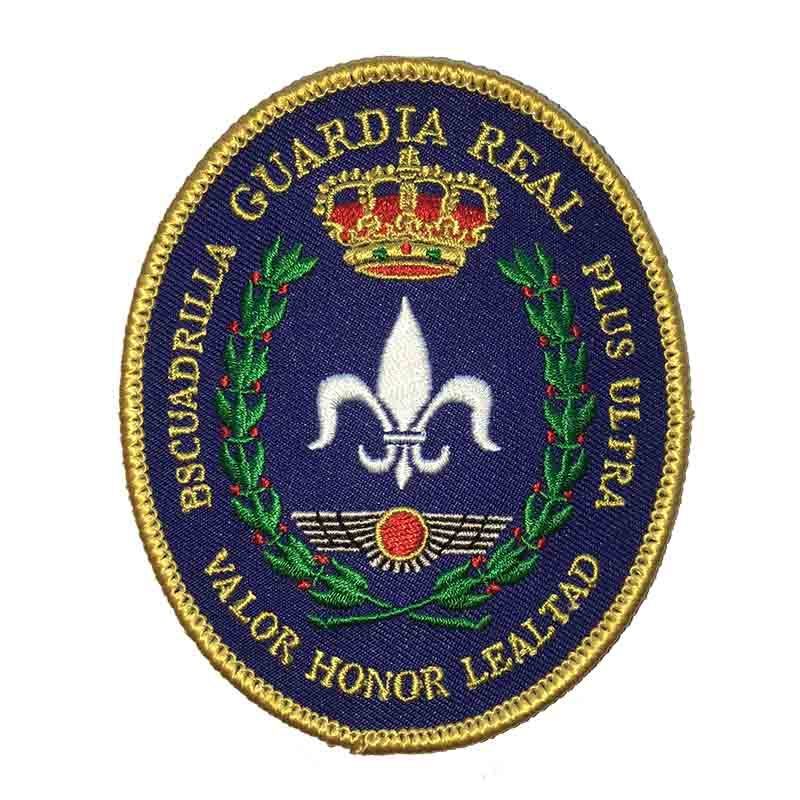 Parche bordado Guardia Real de 10cm - Unidad de protección Familia Real España Fuerzas Armadas