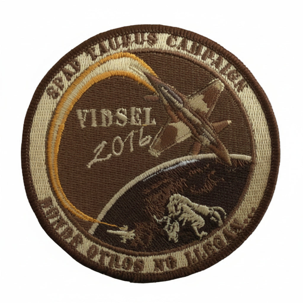 Parche bordado misil TAURUS VIDSEL 2016 árido con velcro - Ala 12 Torrejón