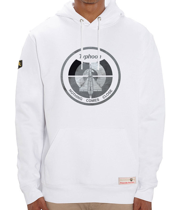 Sudadera blanca Programa Eurofighter Typhoon - aviación militar europea