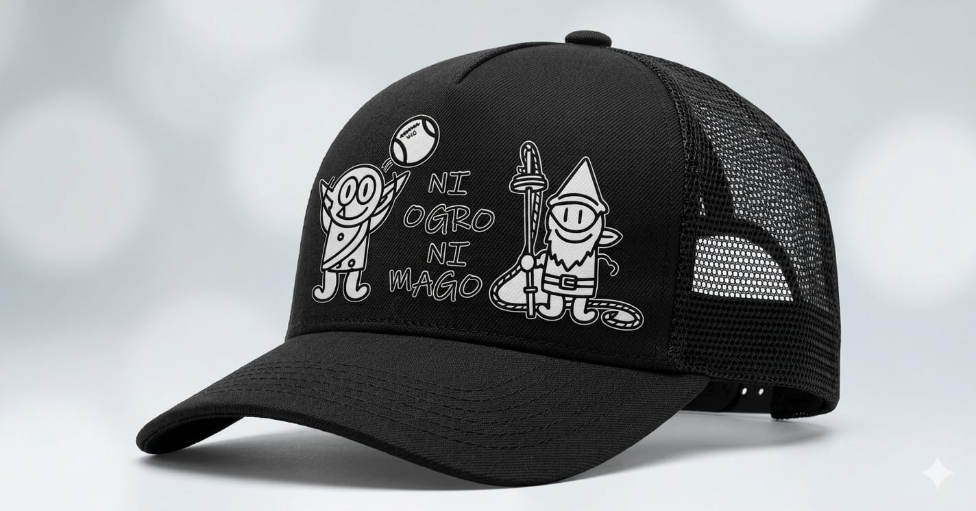 Gorra solidaria 5 paneles algodón y rejilla - Colección UNNICONICO