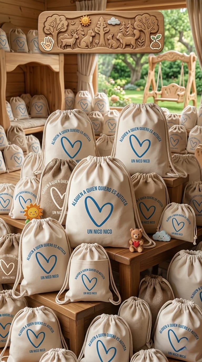 Mochila de cordones UNNICONICO vista trasera - Diseño funcional en poliéster ideal para sublimación y personalización