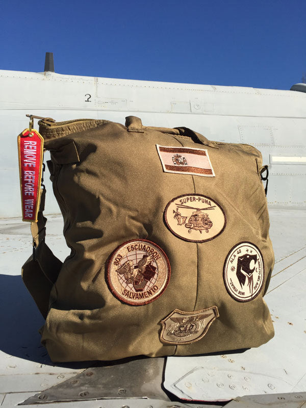 Bolsa casco piloto Ala 48 Superpuma camuflaje árida - Helicópteros SAR