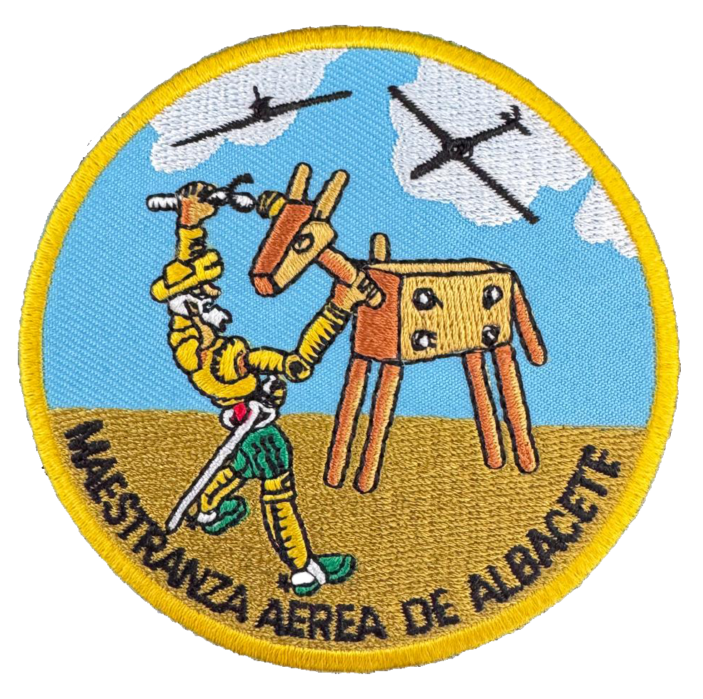 Parche tejido MAESTRANZA AEREA DE ALBACETE con termoadhesivo *