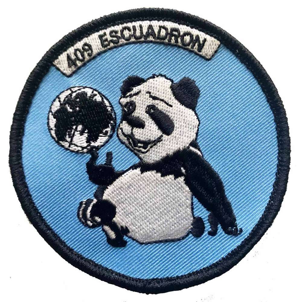Parche bordado CECAF 409 Escuadrón de 8,5cm con velcro - Centro Enseñanza Fuerzas Aéreas Ejército del Aire
