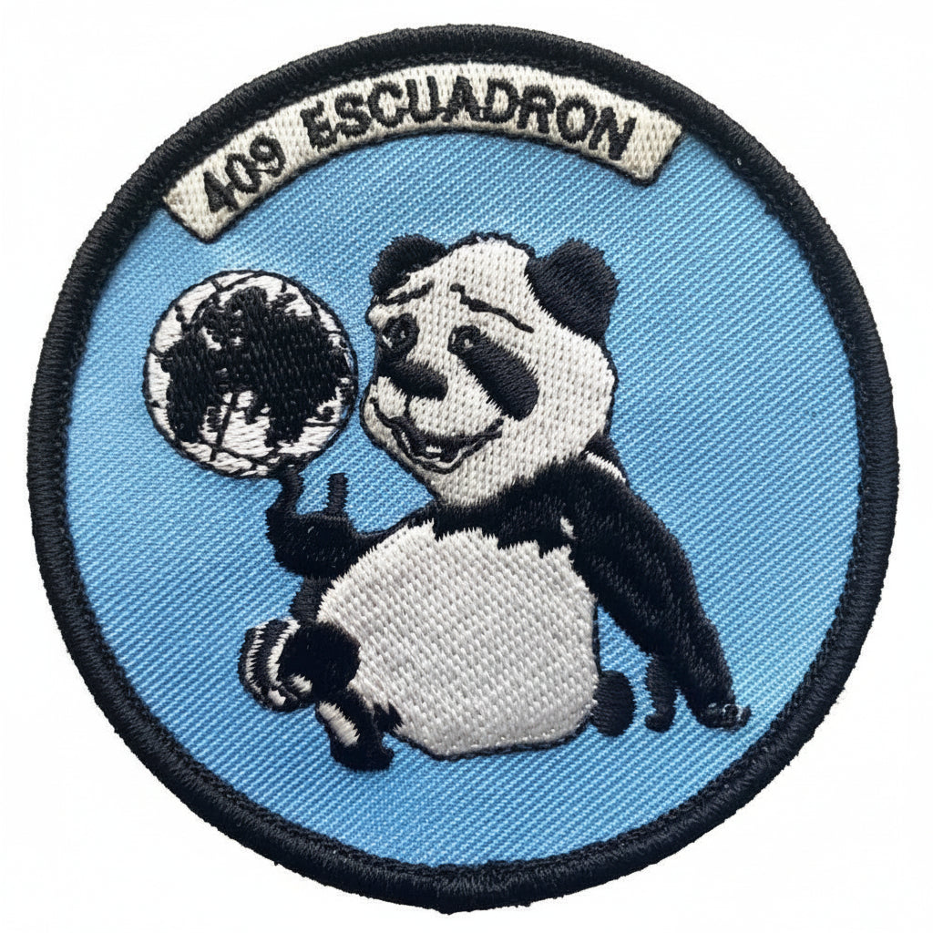 Parche bordado CECAF 409 Escuadrón de 8,5cm con velcro - Centro Enseñanza Fuerzas Aéreas Ejército del Aire