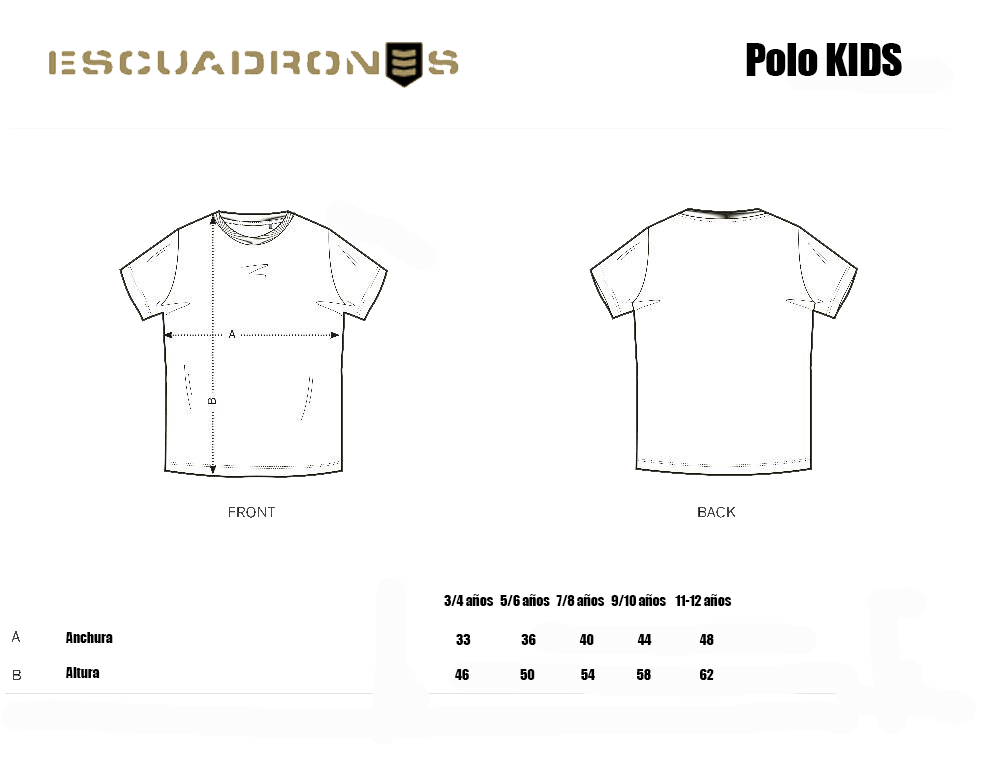 Polo infantil F-18 Hornet bordado