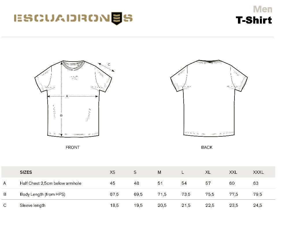 Guía de tallas de camisetas - Encuentra tu talla perfecta con nuestras medidas detalladas
