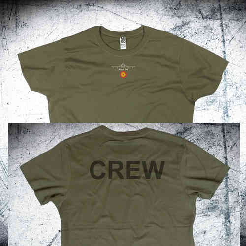 14Th Wing Back Design CREW T-Shirt.