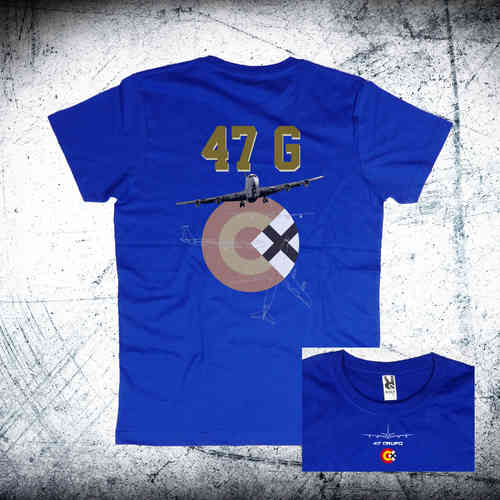 Camiseta 47 Grupo con Escarapela Trasera  B-707