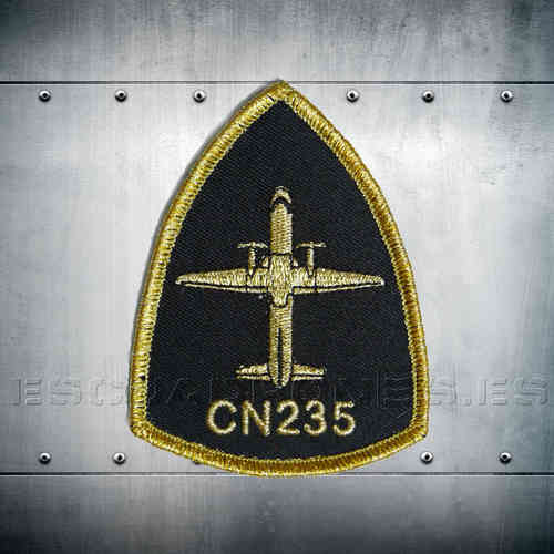 CN-235 black and gold Patch