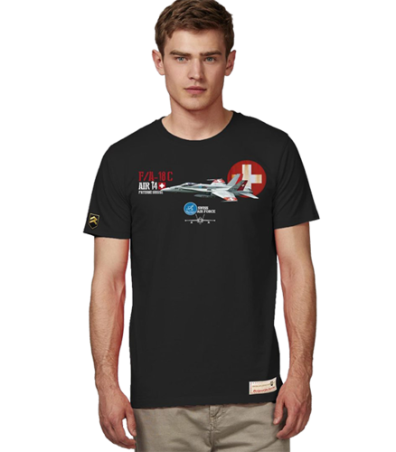 Camiseta F-18-C SWISS AIR FORCE Premium