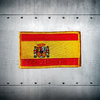 100% embroidered Spain Flag patch.