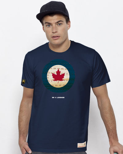 Camiseta Militar WWII LEGENDS RETRO II Canadá PREMIUM