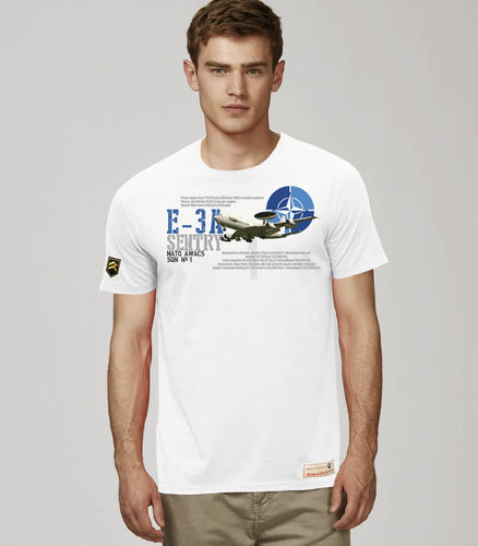 B-707 NATO AWACS SQN Nº 1 PREMIUM T-shirt