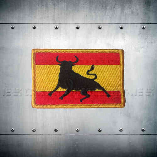 Parche Bandera España con Toro