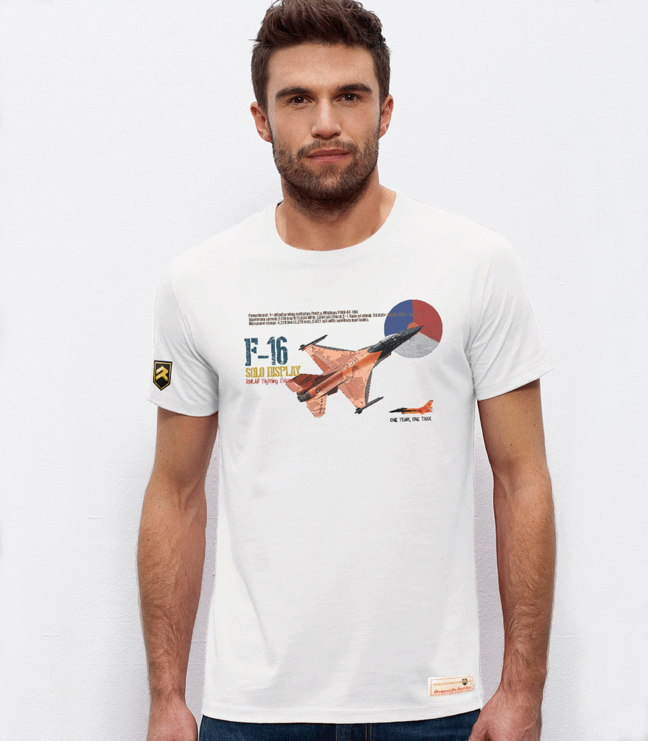 Camiseta F-16 SOLO DISPLAY RNLAF PREMIUM