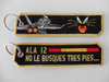 12th wing cat and F/A-18 key Chain
