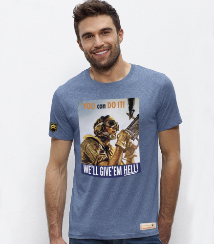 Camiseta militar YOU can DO IT WWII !