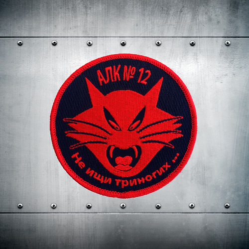 12th Wing REDS Cat Patch