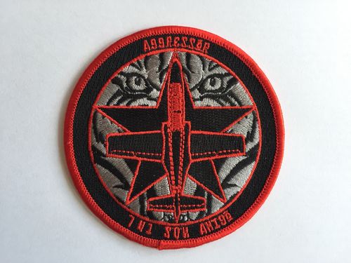 Embroidered patch C-101 Aggressor. Iron sticky back