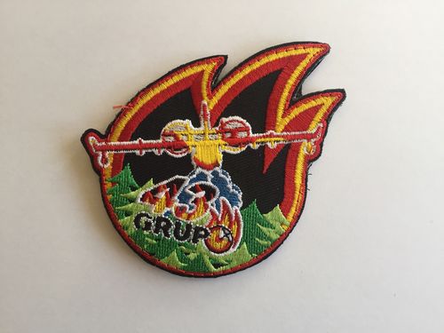 Embroidered patch 43 Grupo fire with velcro