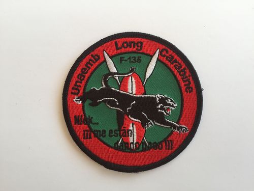 Embroidered patch F-135 . Iron sticky patch