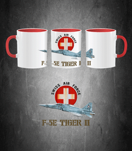 F-5 Tiger II Swiss Air force Mug