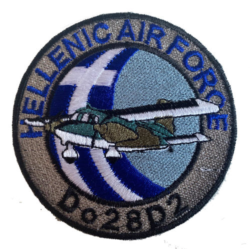 Embroidered patch collector´s Helenic Air Force Do28D2.