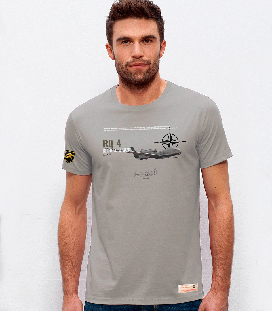 Camiseta militar PREMIUM Global Hawk NATO