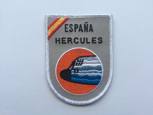 Parche bordado Hercules España con velcro
